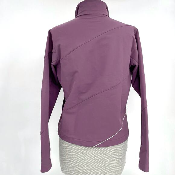 Merrell Purple Softshell Jacket Full Zip Up Hiking Outdoor Coat Gorpcore Size M - Picture 3 of 12